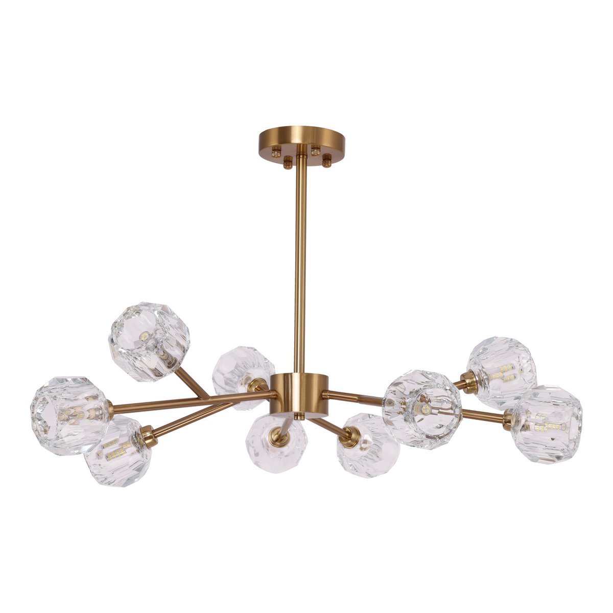 Hanglamp Rosy Copper Gold | 9 - 80x45cm
