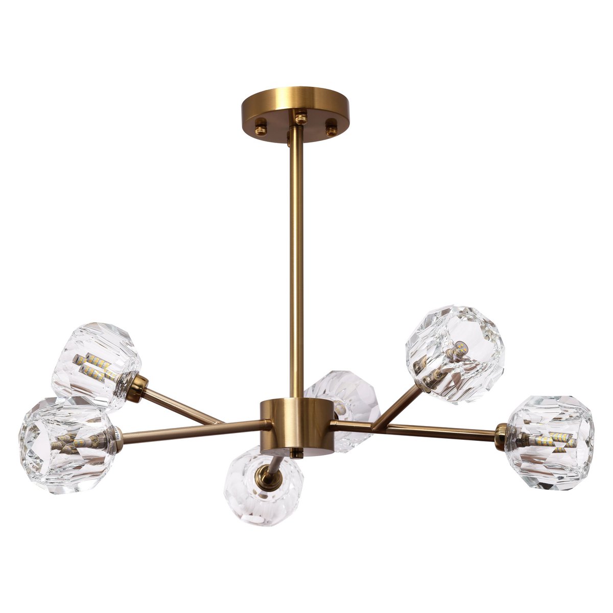 Hanglamp Rosy Copper Gold | 6 - 65x45cm