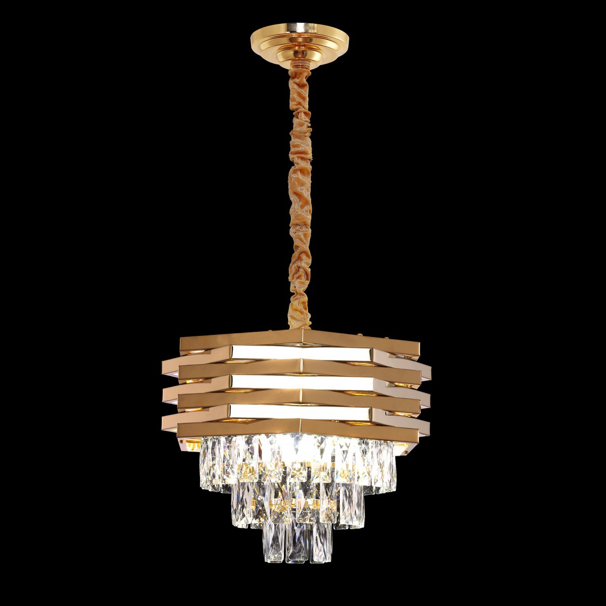 Hanglamp Crystal Gold | 40cm