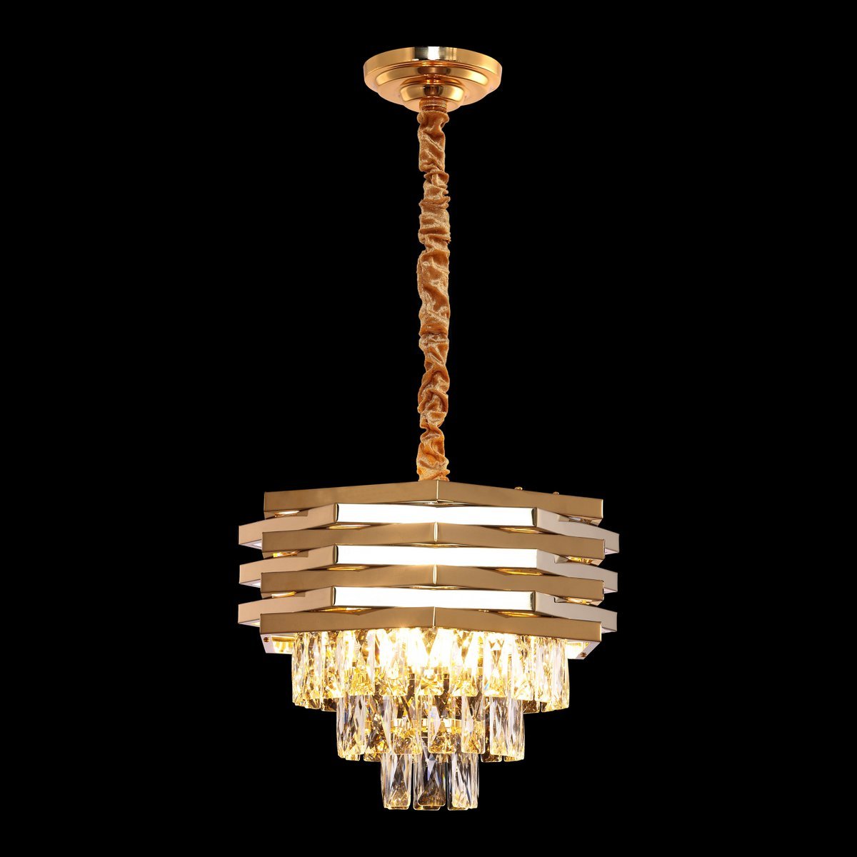 Hanglamp Crystal Gold | 40cm