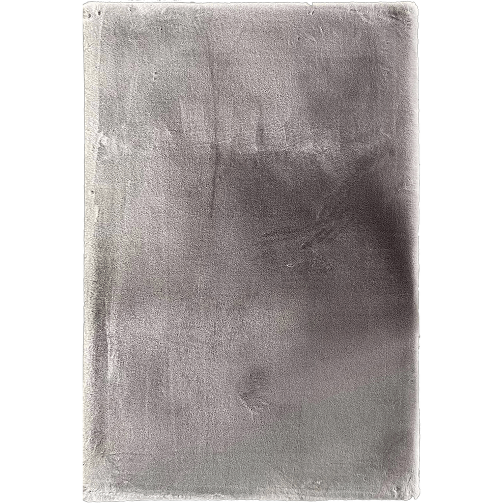 Fluffy Vloerkleed Grey 80x150CM