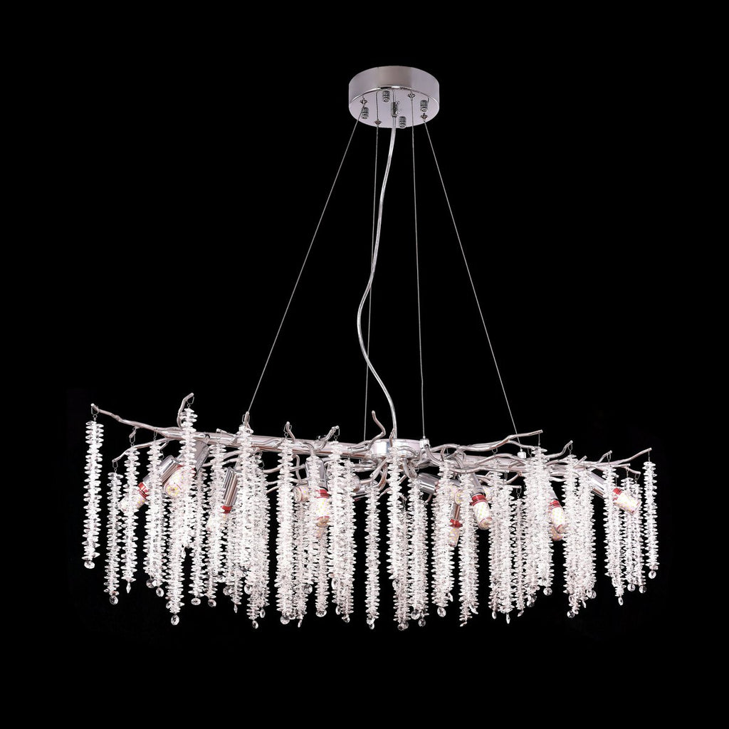 Hanglamp Frost Zilver | 100x40cm