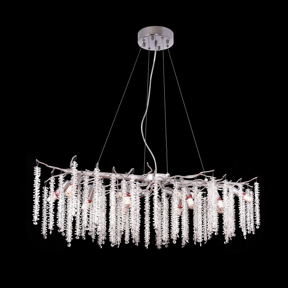 Hanglamp Frost Zilver | 100x40cm