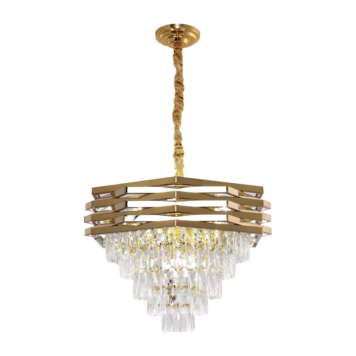 Hanglamp Crystal Gold | 60cm