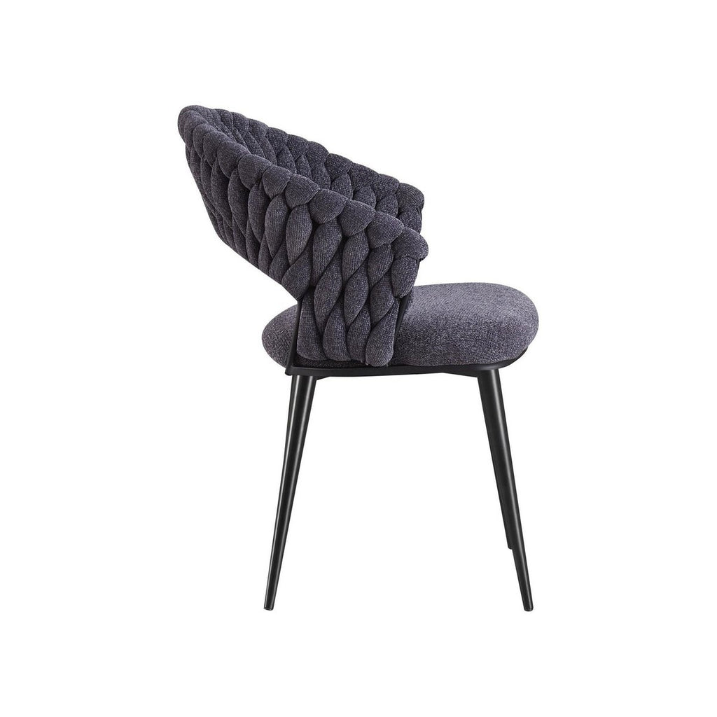 Wave Eetkamerstoel Wave (Set van 2) | Antraciet