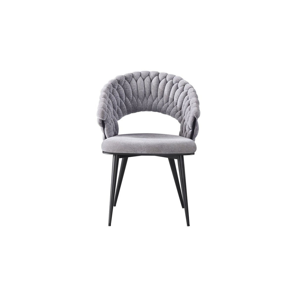 Wave Eetkamerstoel (Set van 2)| Grijs