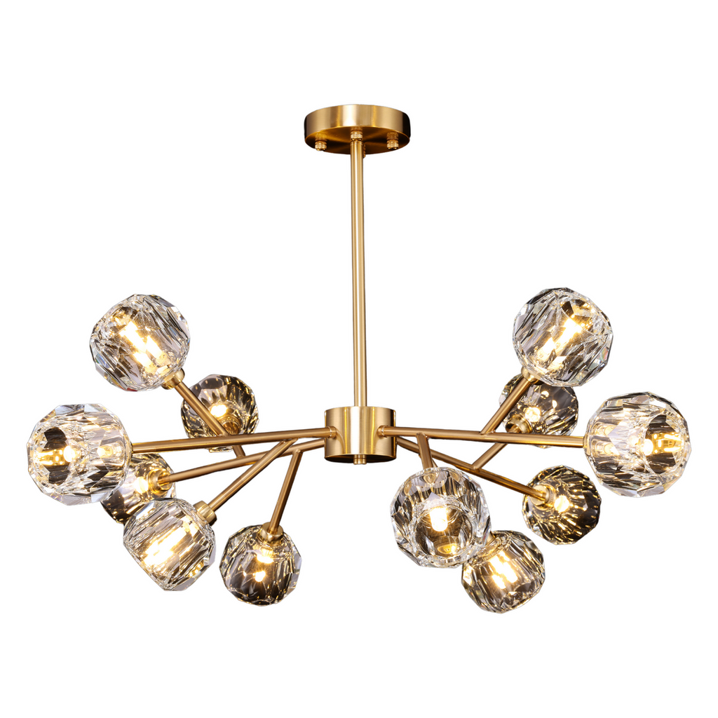 Hanglamp Rosy Copper Gold | 12 - 90x45cm