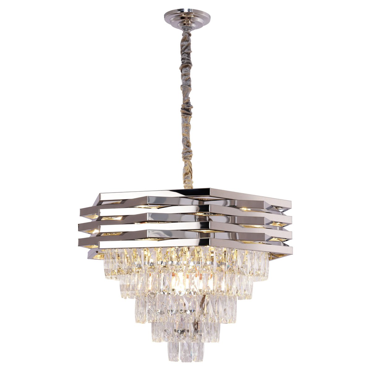 Hanglamp Crystal Chrome | 60cm