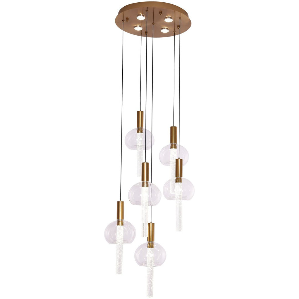 Hanglamp Tubey Copper Gold | 6 - 40cm