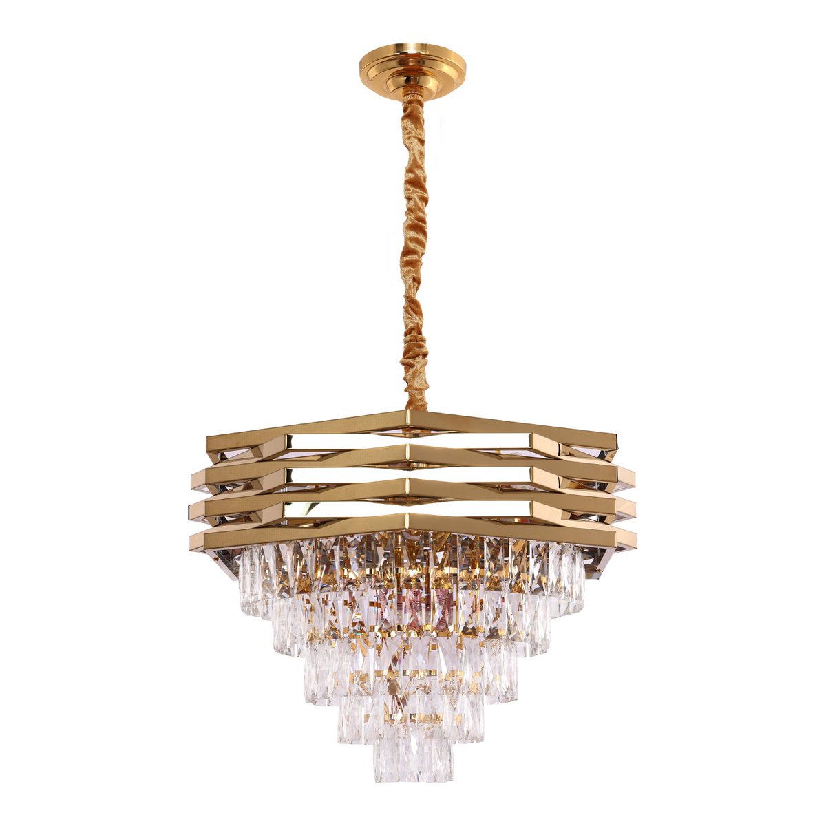 Hanglamp Crystal Gold | 60cm