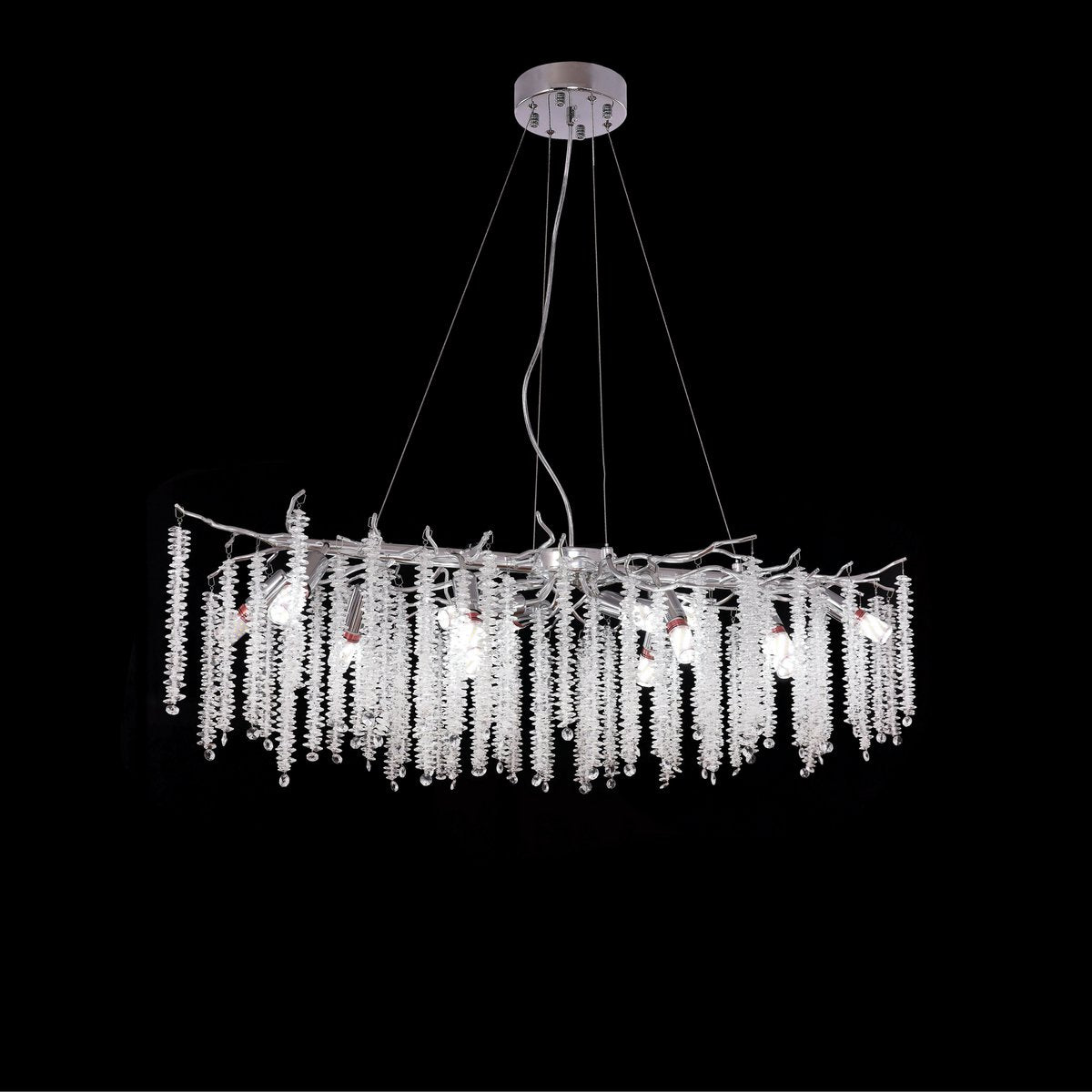Hanglamp Frost Zilver | 100x40cm
