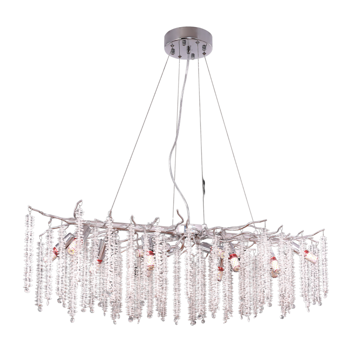 Hanglamp Frost Zilver | 100x40cm