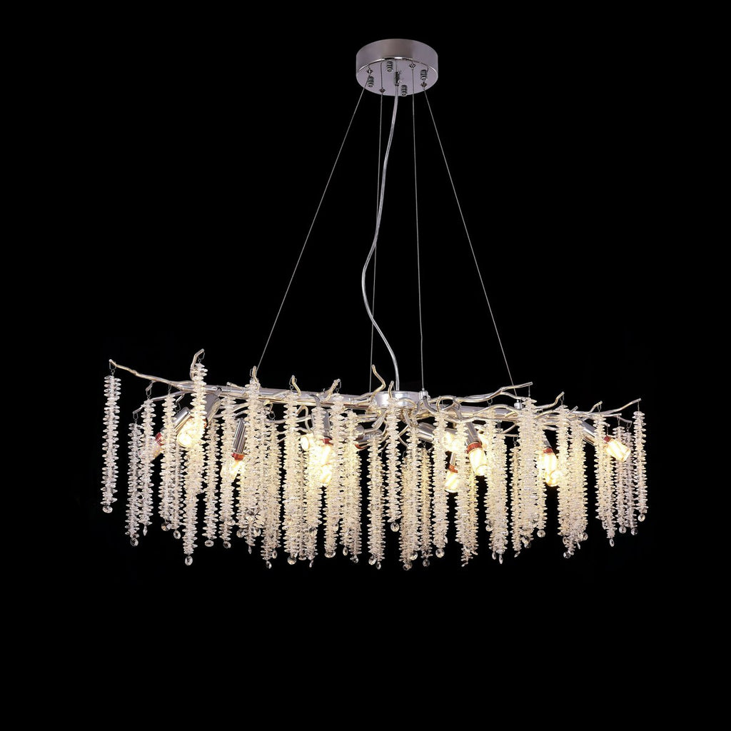 Hanglamp Frost Zilver | 100x40cm